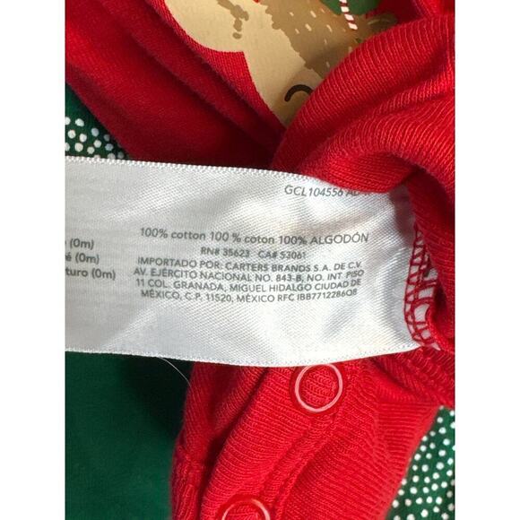 Carter's Christmas Theme Baby 2-Pc Crew Neck Long Sleeve Bodysuit‎ Unisex NWT - Picture 13 of 14